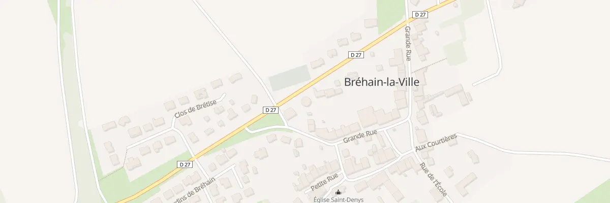 Plan du 7 Rte de Fillières à Bréhain-la-Ville