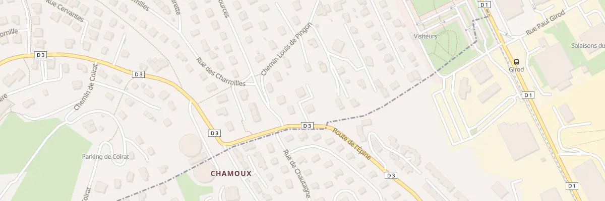Plan du 592 Rte de l’Épine à La Motte-Servolex