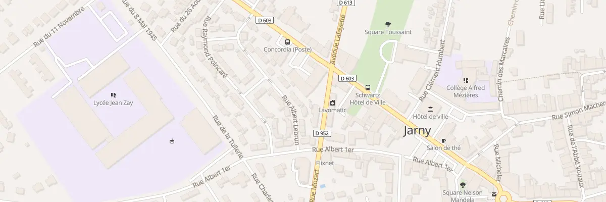 Plan du 17 Rue Albert Lebrun à Jarny
