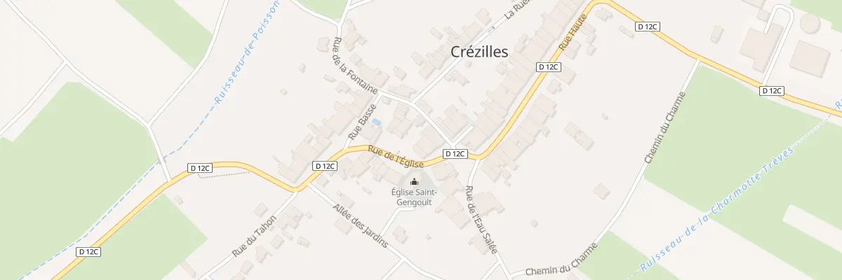 Plan du 4 Pl de la Mairie à Crézilles