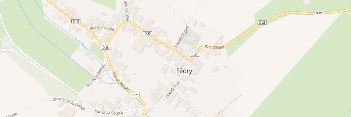 Plan du 4 Rue d’Enfer à Fédry