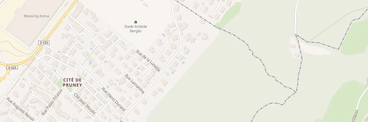 Plan du 554 Rue Lamartine au Versoud
