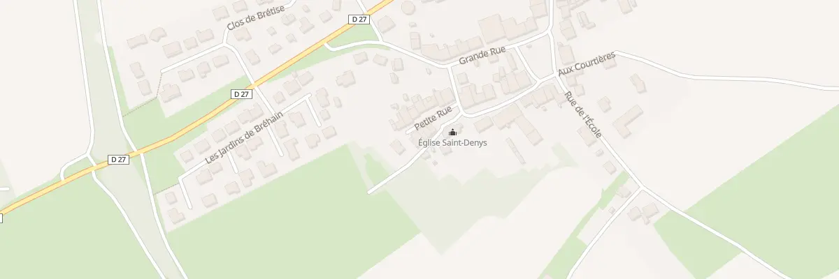 Plan du 18 Rue de l’Eglise à Bréhain-la-Ville