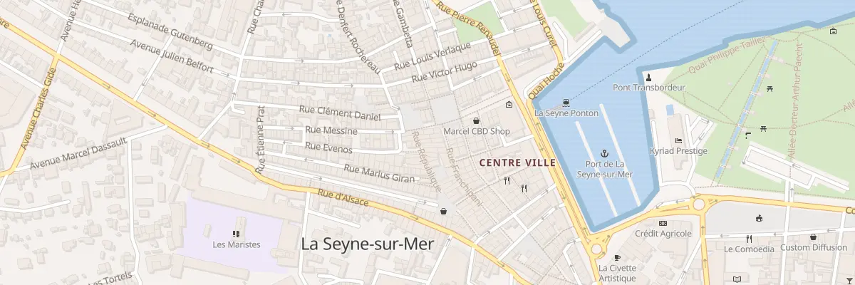 Plan du 4 Rue Republique à La Seyne-sur-Mer