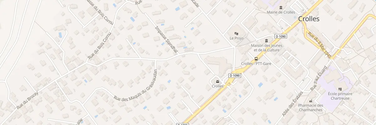 Plan du 235 Rue du Brocey à Crolles
