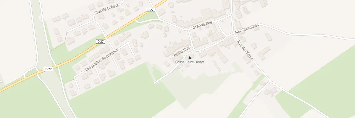 Plan du 16 Rue de l’Eglise à Bréhain-la-Ville