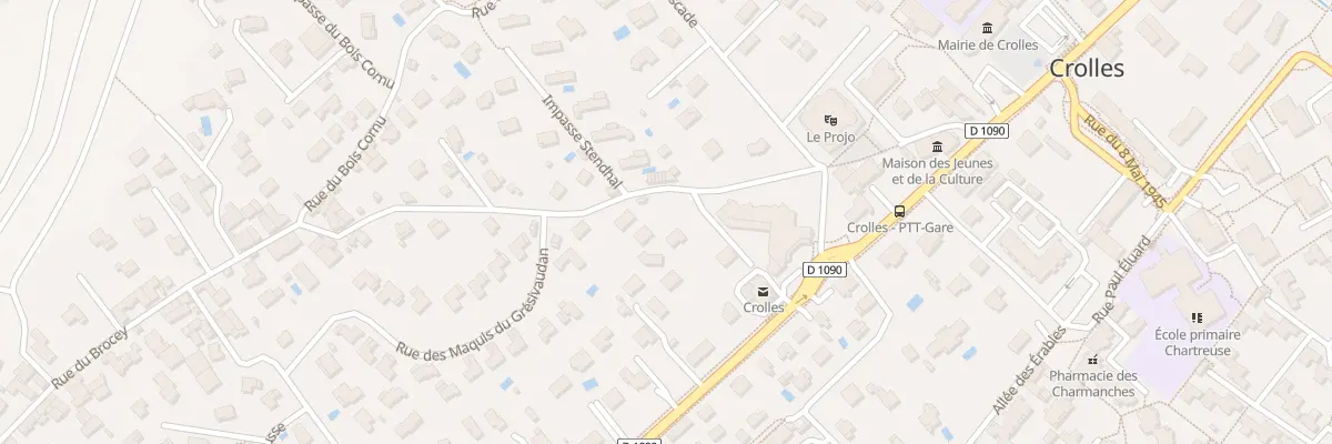 Plan du 241 Rue du Brocey à Crolles