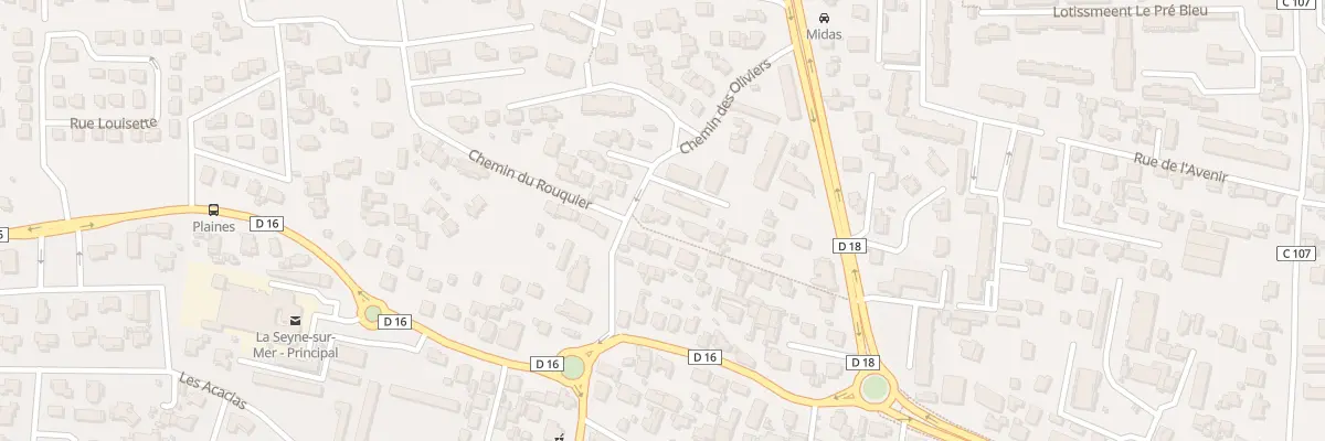 Plan du 180 Che des Oliviers à La Seyne-sur-Mer