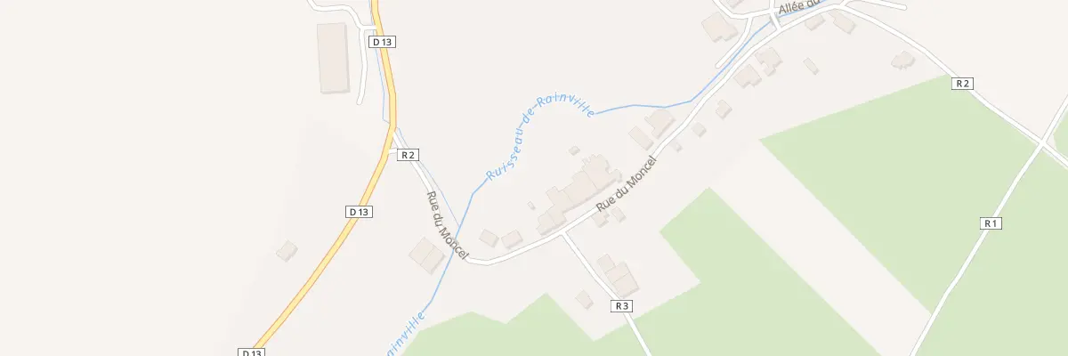 Plan du 237 Rue du Moncel à Rainville