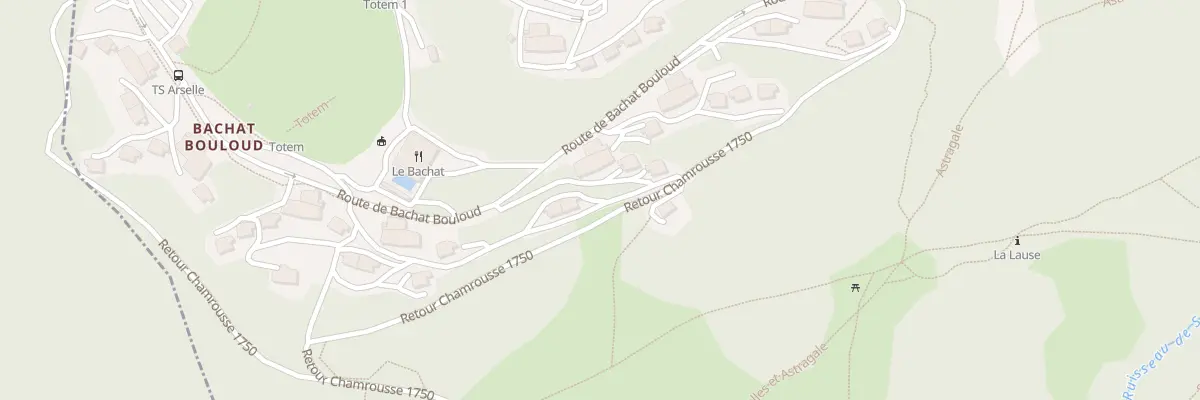 Plan du 1124 Rte de Bachat-bouloud à Chamrousse