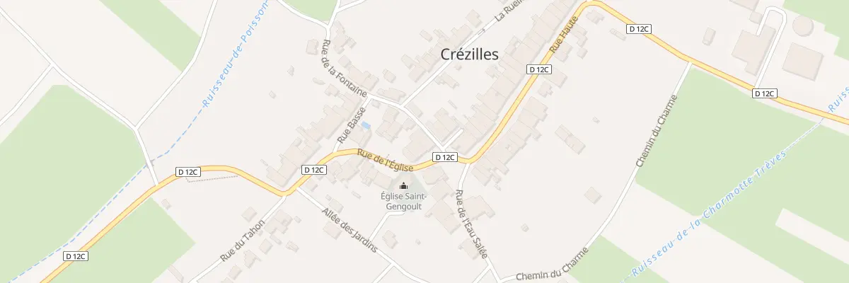 Plan du 5 Pl de la Mairie à Crézilles