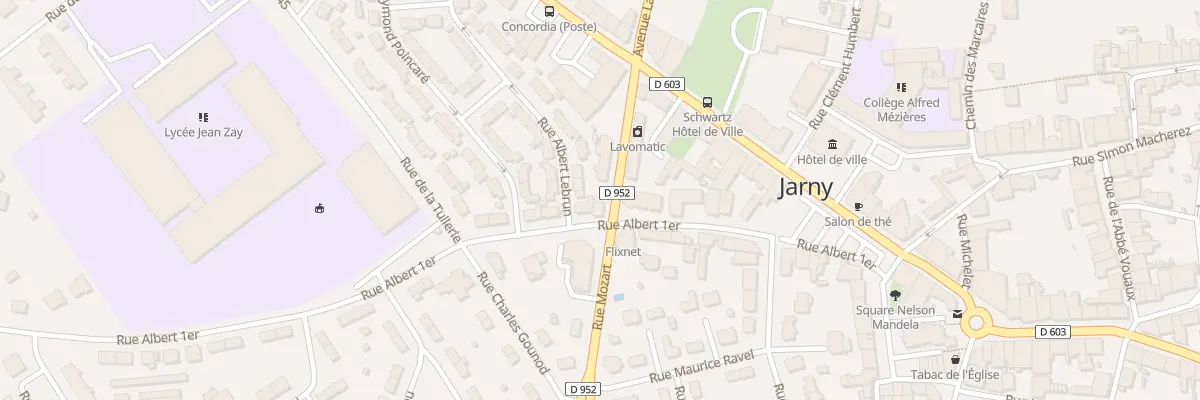 Plan du 22 Rue Albert 1er à Jarny