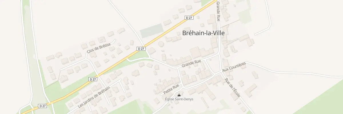 Plan du 24 Gr Grande Rue à Bréhain-la-Ville