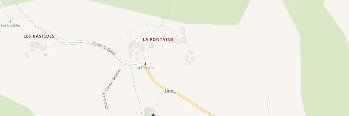 Plan du 5014A Le Duc et Le Casset à Bevons