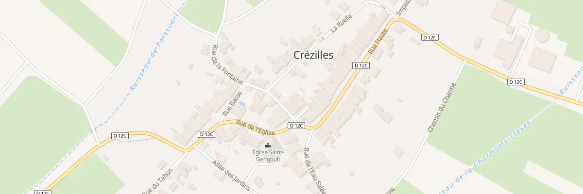 Plan du 8 Pl de la Mairie à Crézilles