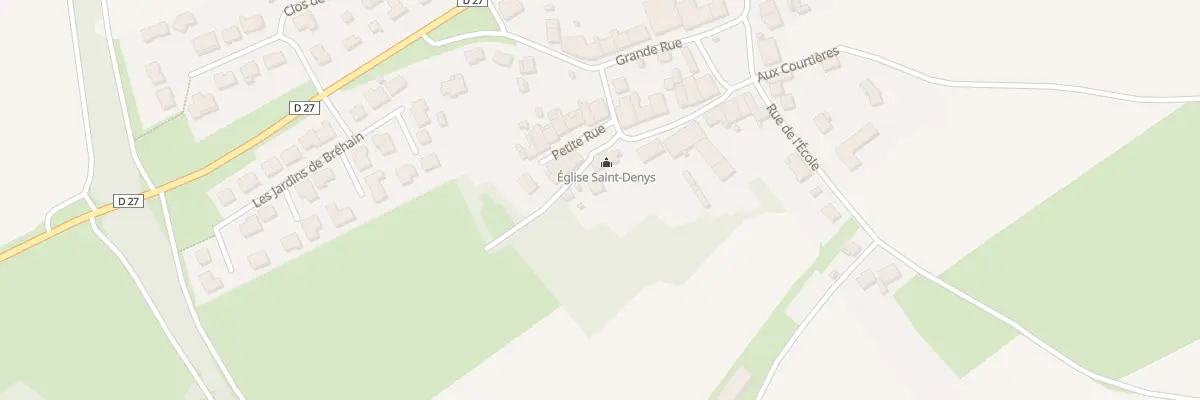 Plan du 9 Rue de l’Eglise à Bréhain-la-Ville