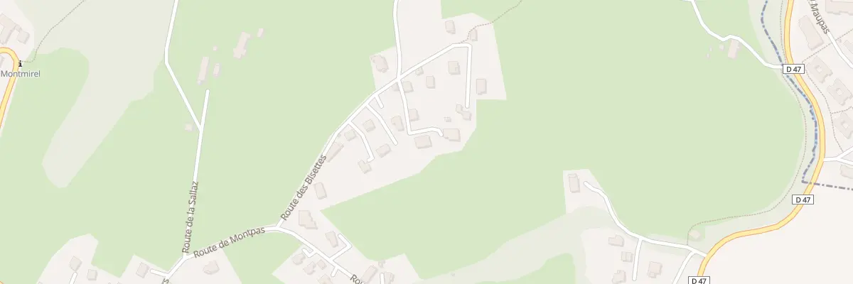 Plan du 5718 Les Bisettes à Vimines