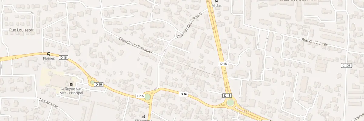 Plan du 188A Che des Oliviers à La Seyne-sur-Mer