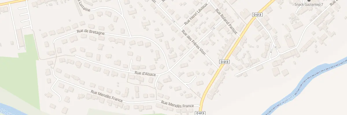 Plan du 9 Rue de Lorraine à Labry