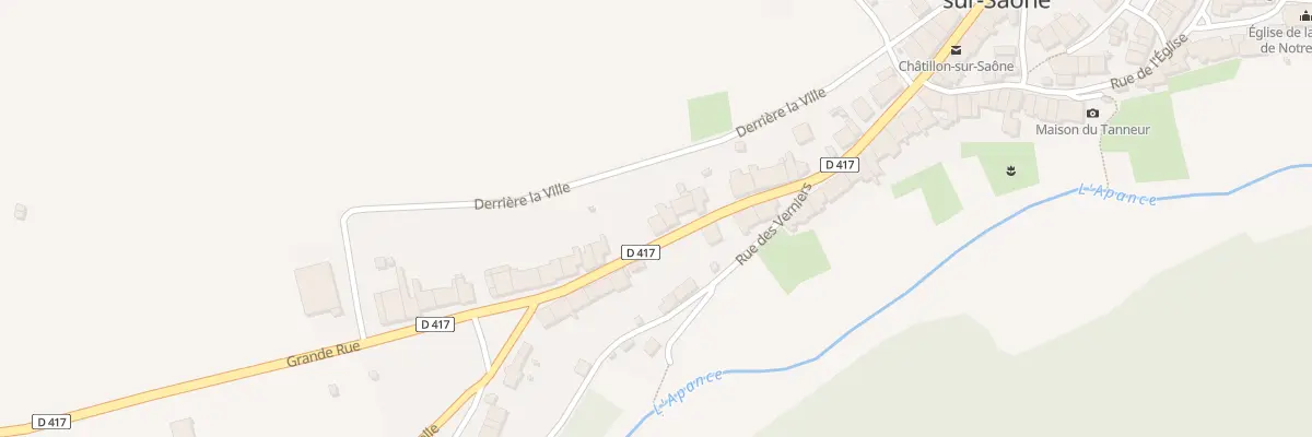 Plan du 58 Rue Grande Rue à Châtillon-sur-Saône