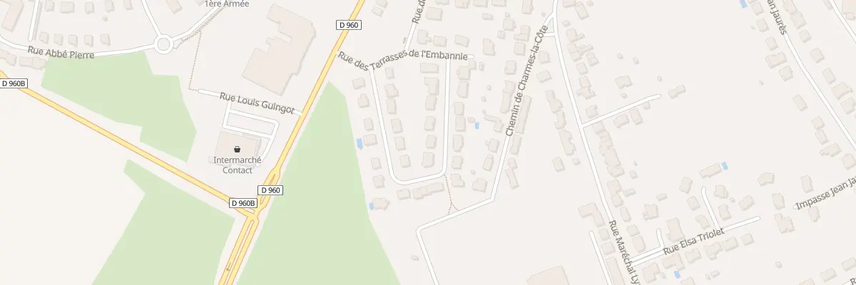 Plan du 39 Rue Terrasses de l’Embannie à Toul