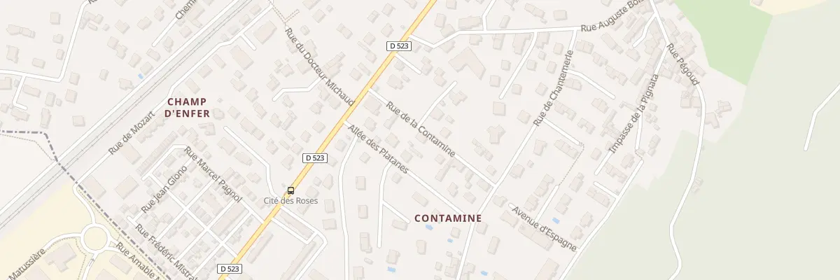 Plan du 2 Rue de la Contamine à Villard-Bonnot
