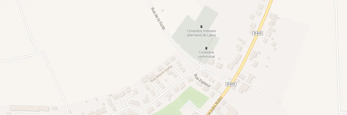 Plan du 6 Rue Marie Curie à Labry