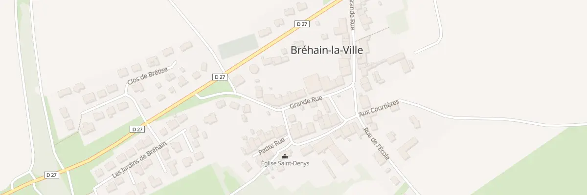 Plan du 20 Gr Grande Rue à Bréhain-la-Ville