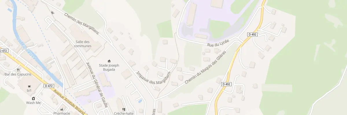 Plan du 9 Imp des Margilliens à Salins-les-Bains
