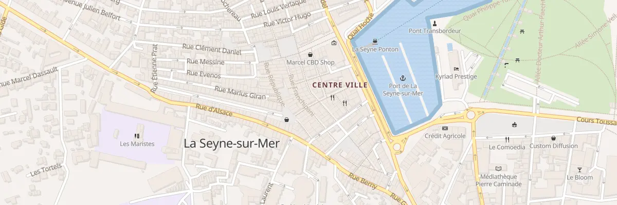 Plan du 13 Rue Cyrus Hugues à La Seyne-sur-Mer