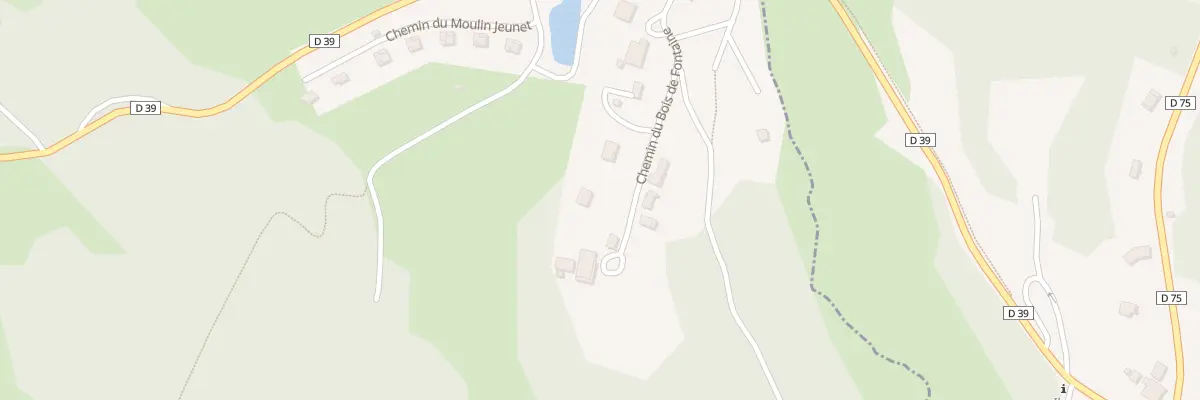 Plan du 16 Che du Bois de la Fontaine au Frasnois