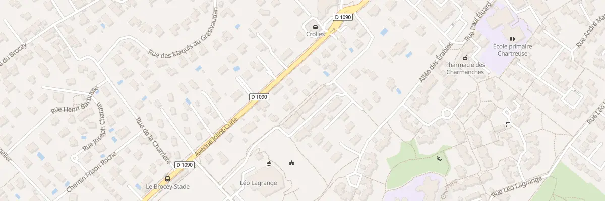 Plan du 210 Rue Abbe Pierre à Crolles