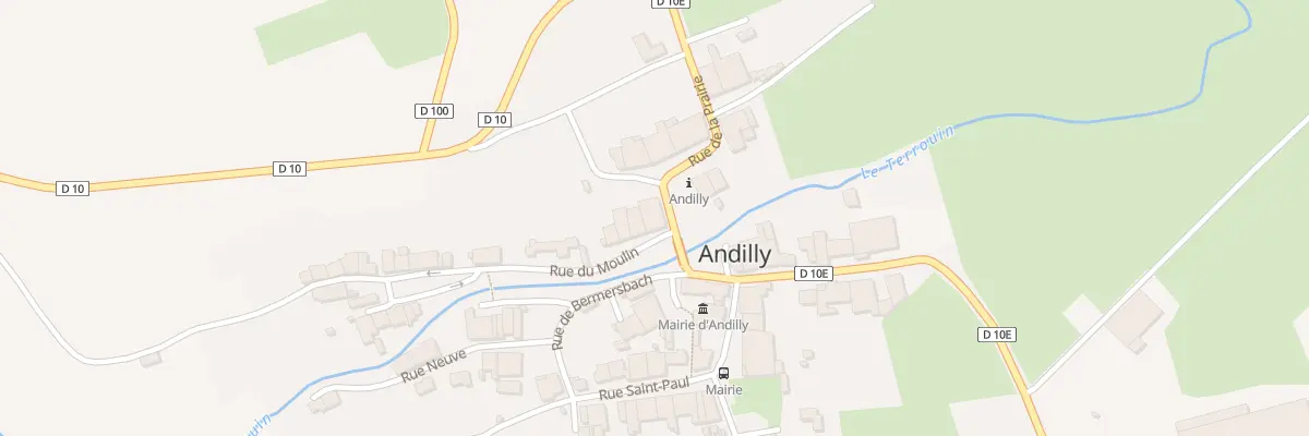 Plan du 9 Rue du Moulin à Andilly