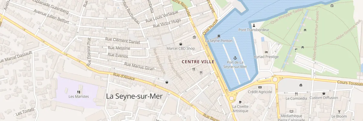 Plan du 8 Rue Baptistin Paul à La Seyne-sur-Mer