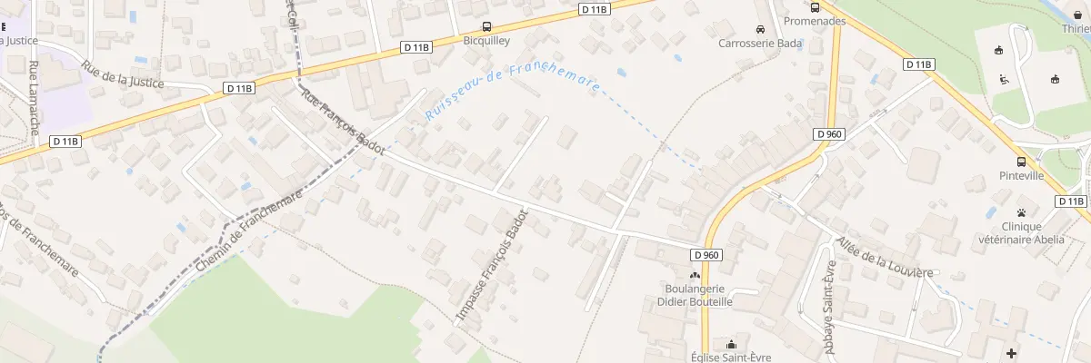 Plan du 10 Rue François Badot à Toul