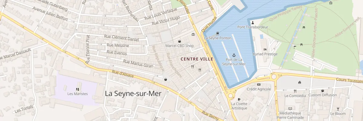 Plan du 10 Rue Baptistin Paul à La Seyne-sur-Mer