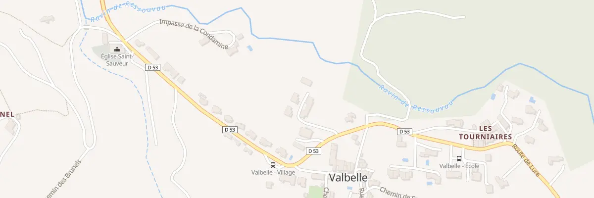 Plan du 7071 La Condamine à Valbelle