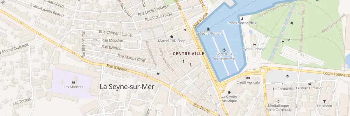 Plan du 12 Rue Baptistin Paul à La Seyne-sur-Mer