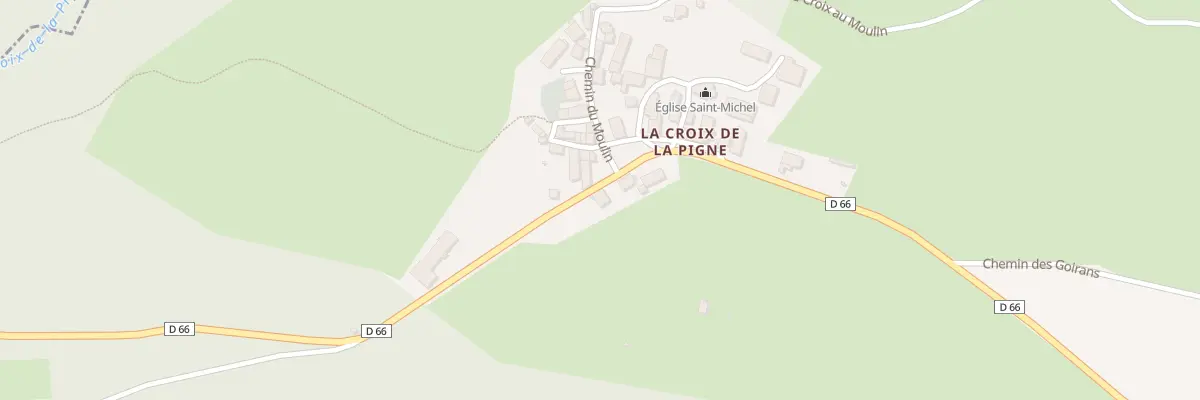 Plan du 251 Rte de Mens à Pellafol