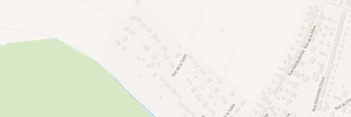 Plan du 24 Rue de la Table à Tucquegnieux
