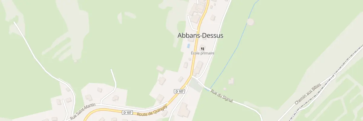 Plan du 5 Rue Jouffroy d’Abbans à Abbans-Dessus