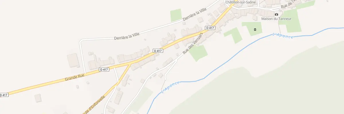 Plan du 2 Rue des Verniers à Châtillon-sur-Saône