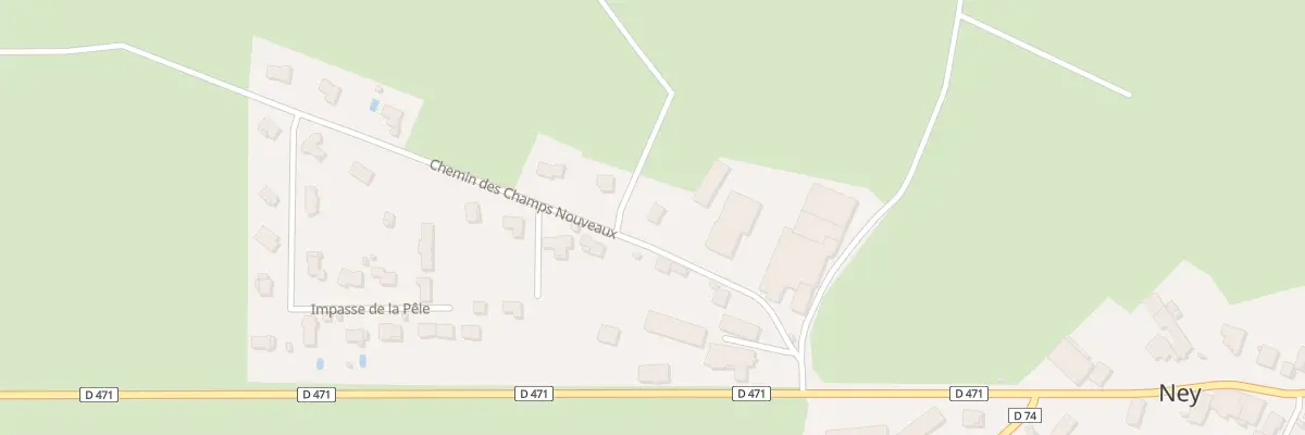 Plan du 140 Che des Champs Nouveaux à Ney