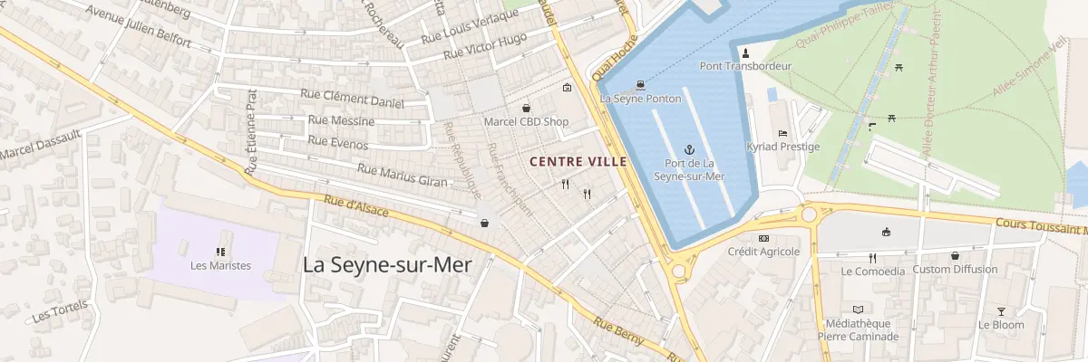 Plan du 9 Rue Cyrus Hugues à La Seyne-sur-Mer