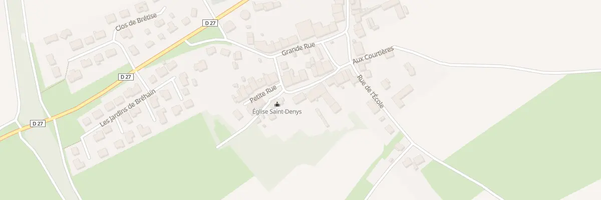 Plan du 7 Rue de l’Eglise à Bréhain-la-Ville