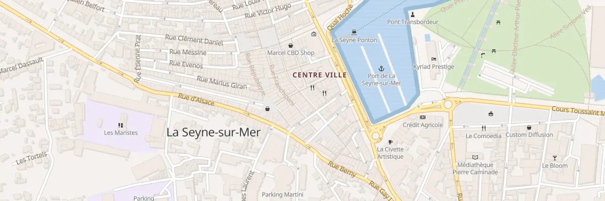 Plan du 21 Rue Baptistin Paul à La Seyne-sur-Mer