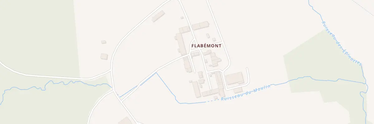 Plan du 160 Flabemont à Tignécourt