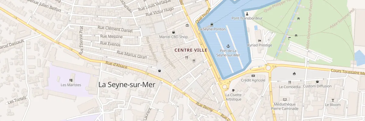 Plan du 10 Rue Cyrus Hugues à La Seyne-sur-Mer