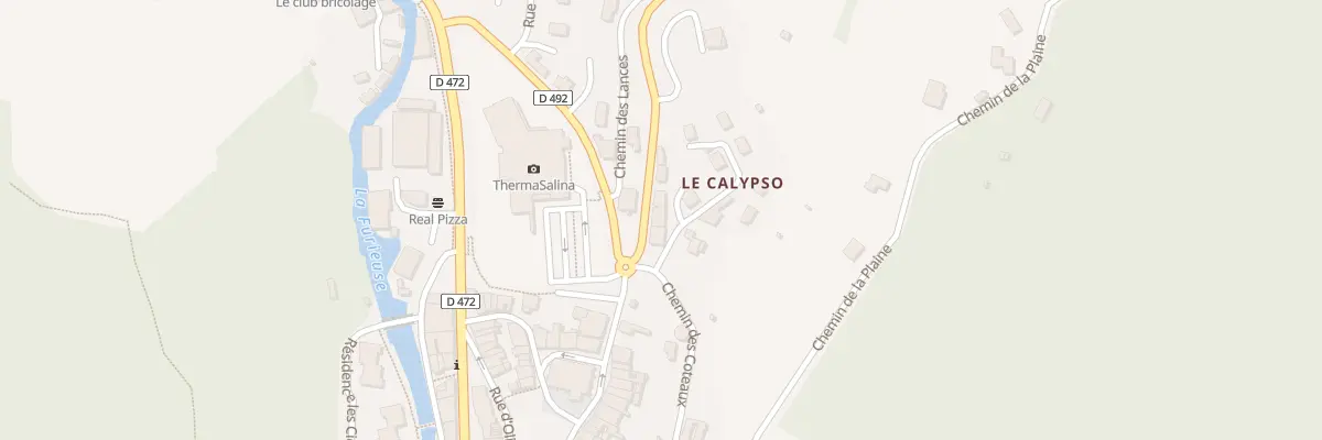 Plan du 2 Rte de Saizenay à Salins-les-Bains