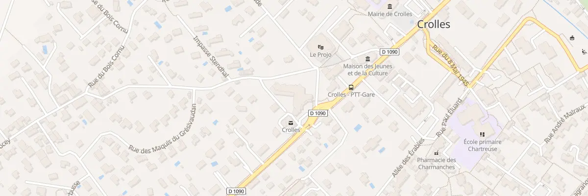 Plan du 203 Rue du Brocey à Crolles